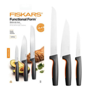Noże 3 sztuki Fiskars1057559 Functional Form